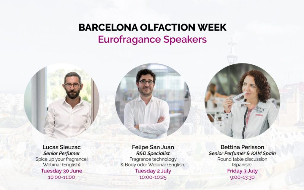 Introducing Barcelona Olfaction Week with three Eurofragance professionals
