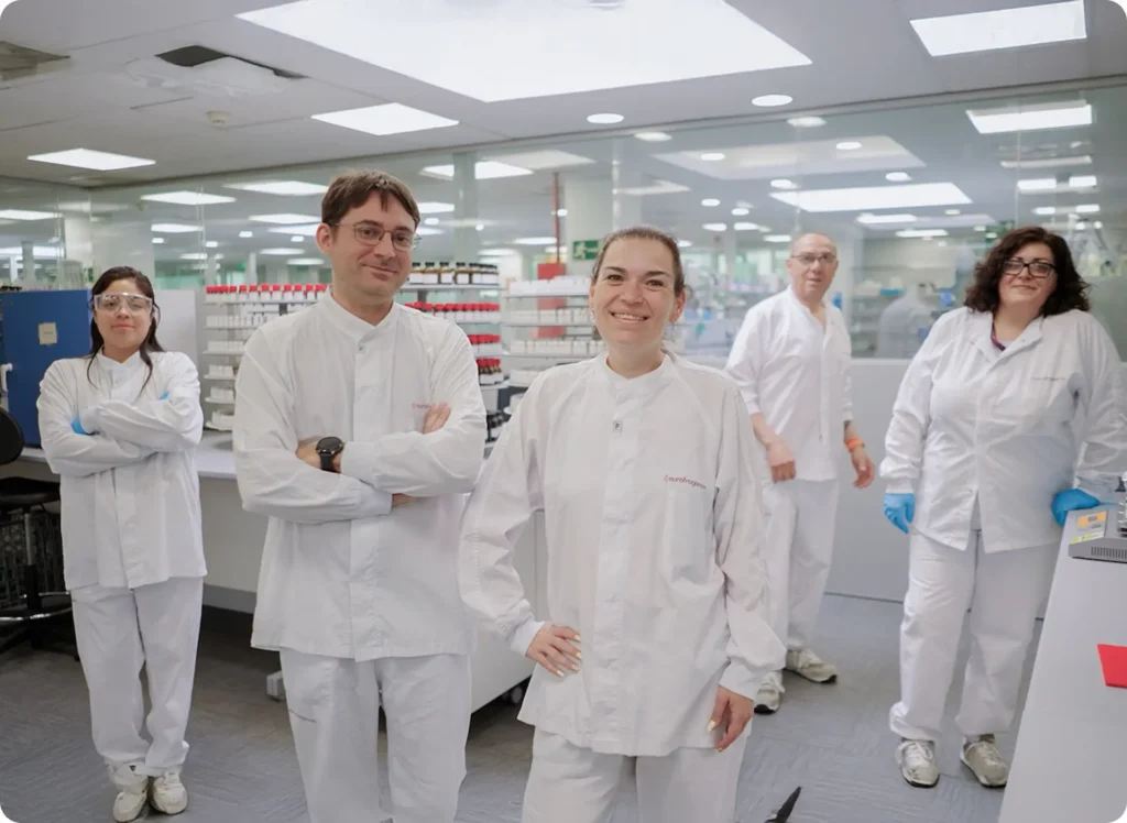 Perfumery scientists at Eurofragance labs
