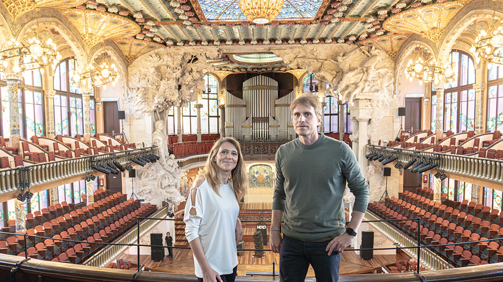 Eurofragance perfumers inside the Palau de la Música Catalana
