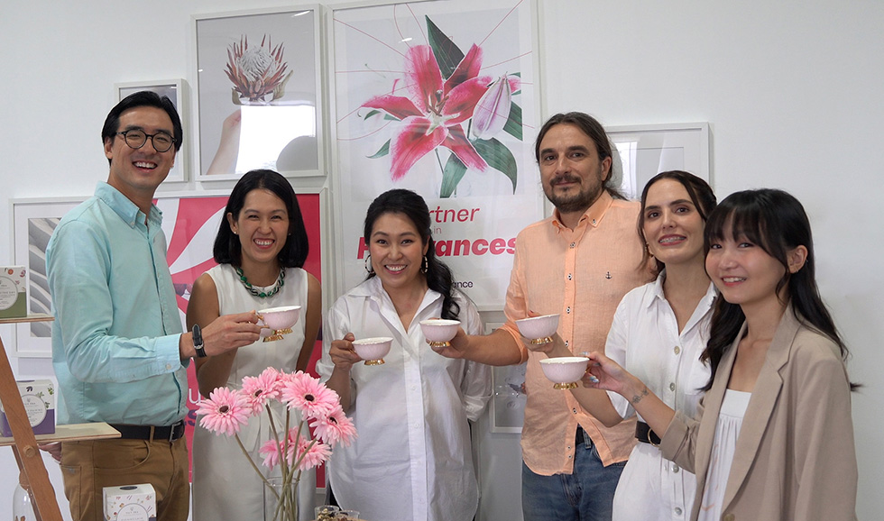Eurofragance perfumers and Tily Tea, the Singapore-based, premium tea brand.