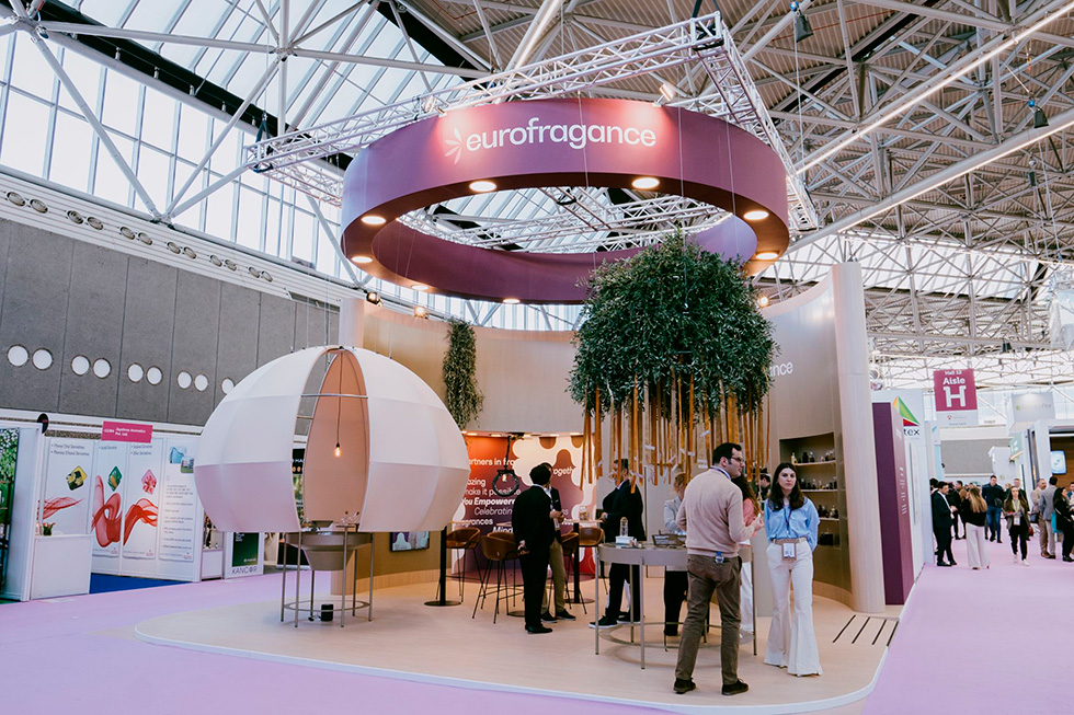 Eurofragance stand in Cosmetics Global 2025