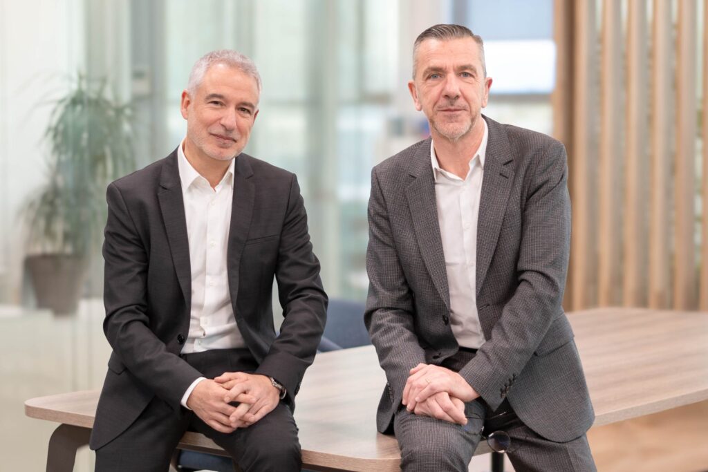 Joan Pere Jimenez, CMO, and Laurent Mercier, CEO in Eurofragance