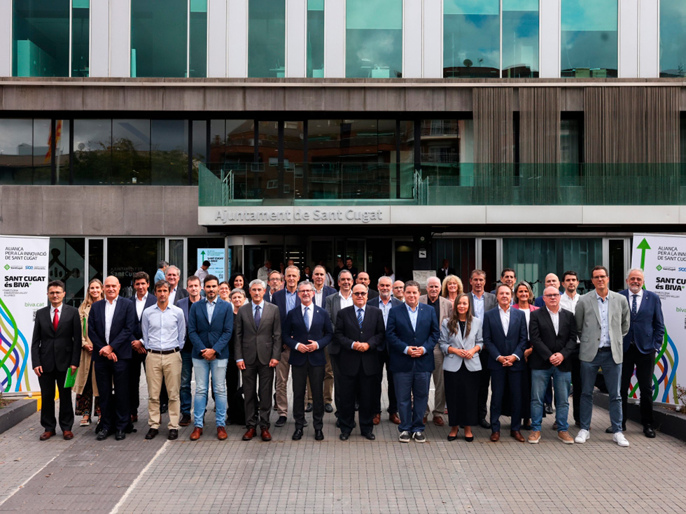 Eurofragance and Sant Cugat's city hall staff