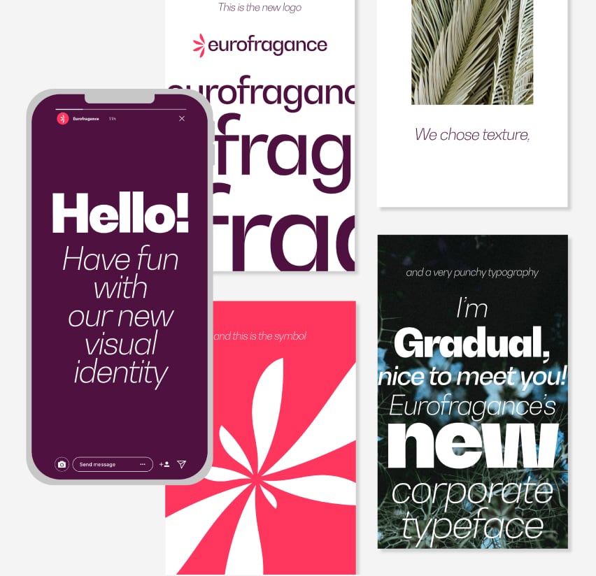Cover art for Eurofragance new visual identity